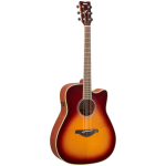 Yamaha FGC-TA BS TransAcoustic Dreadnought Guitar