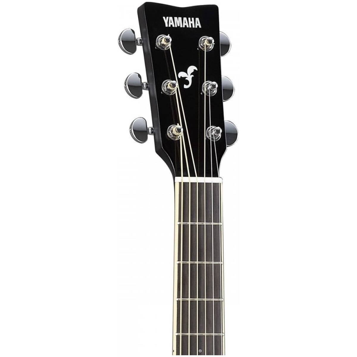 Yamaha FG-TA BLK TransAcoustic Dreadnought Guitar - Image 4