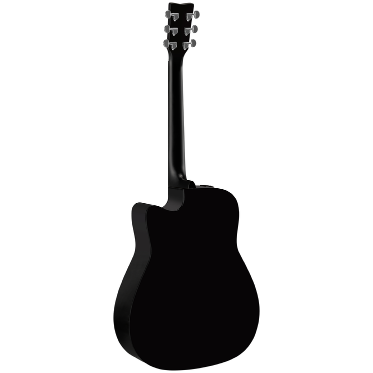Yamaha FGX800C BLK Dreadnought Acoustic-electric Guitar - Image 3