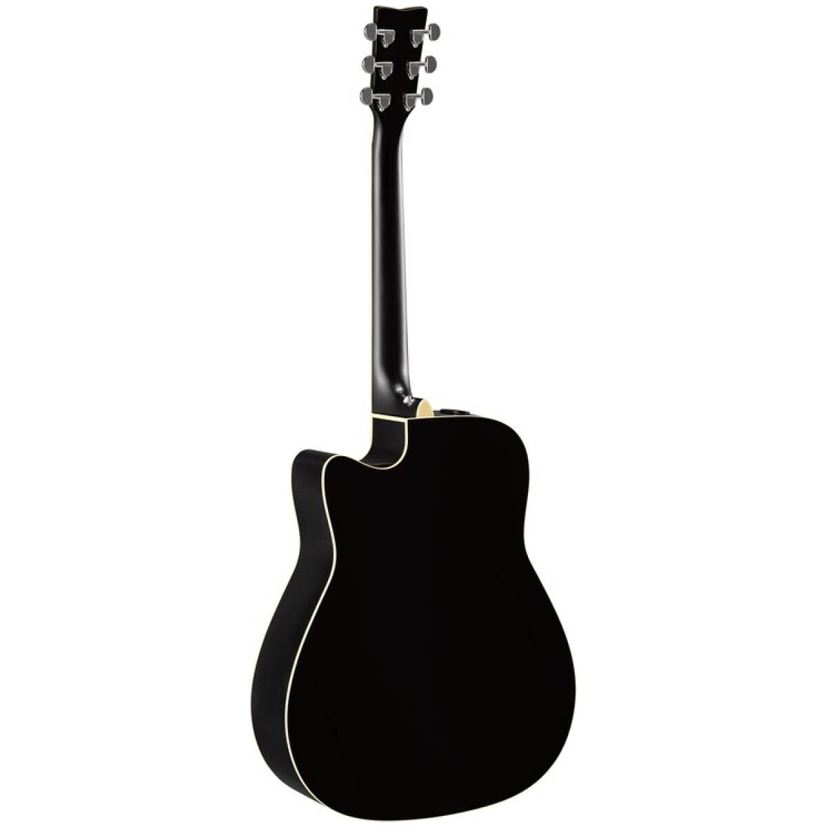 Yamaha FGX820C BLK Dreadnought Acoustic-electric Guitar - Image 4