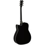 Yamaha FGX820C BLK Dreadnought Acoustic-electric Guitar - Image 4