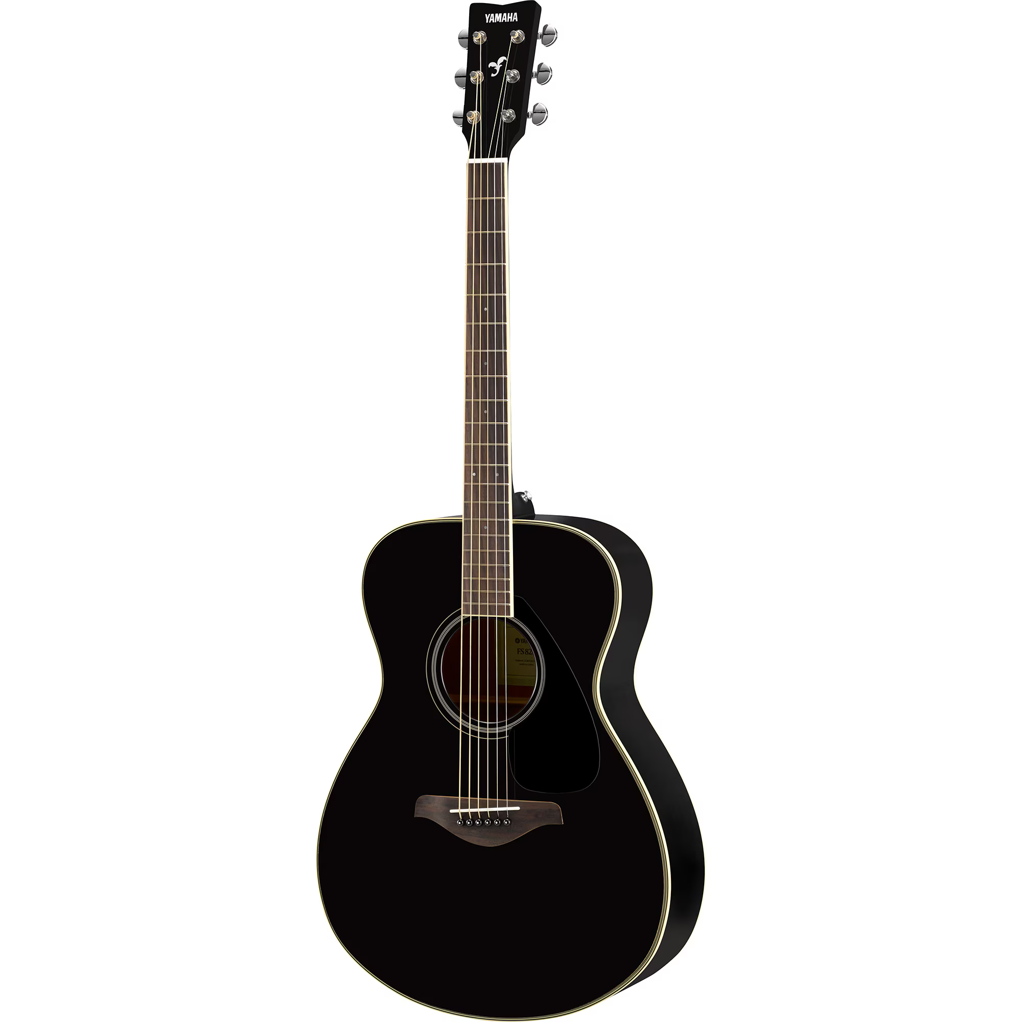 FS820_BL_from_fs820_black_tcm113-1679687 Yamaha FS820 BLK Concert Acoustic Guitar - Image 1