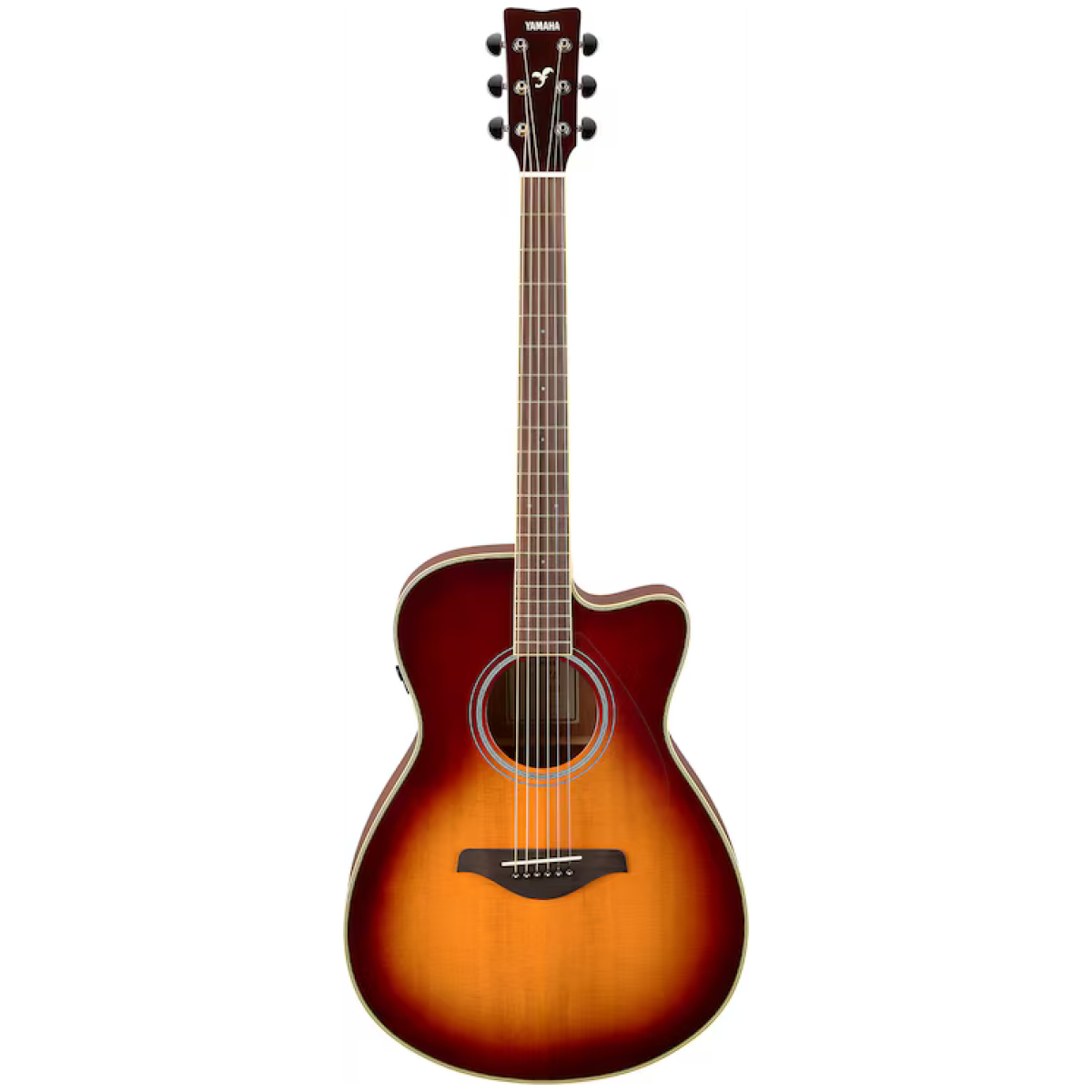 Yamaha FSC-TA BS TransAcoustic Concert Guitar - Image 2