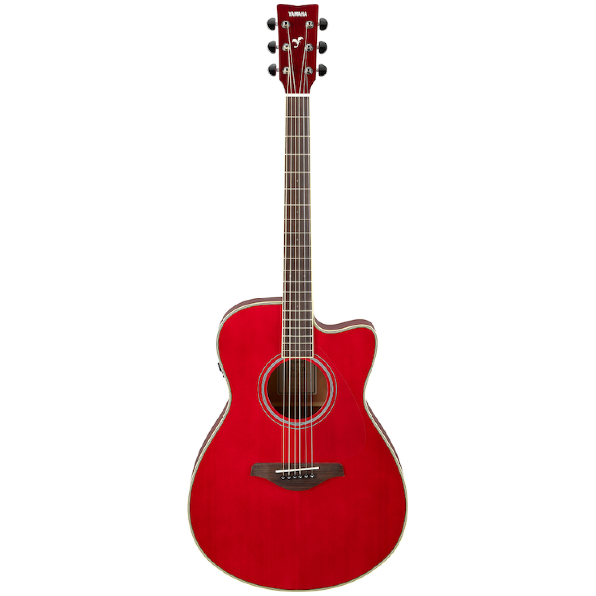 Yamaha FSC-TA RR TransAcoustic Concert Guitar - Image 2