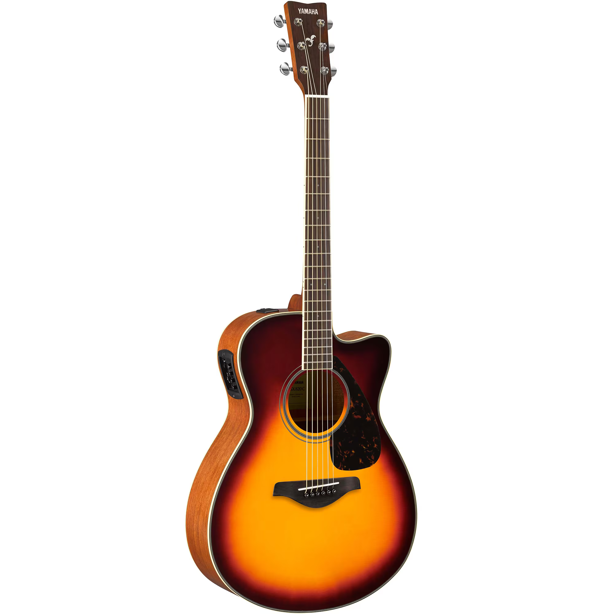 FSX820C_BrownSunburst_tcm113-1708377 Yamaha FSX820C BS Concert Acoustic-electric Guitar - Image 1