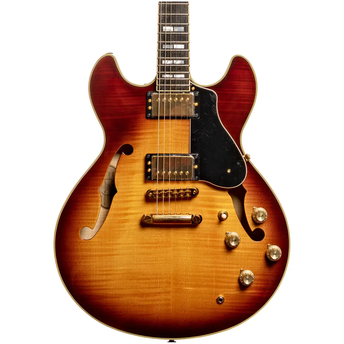 Yamaha SA2200 Violin Sunburst Electric Guitar (With Case) - Image 3