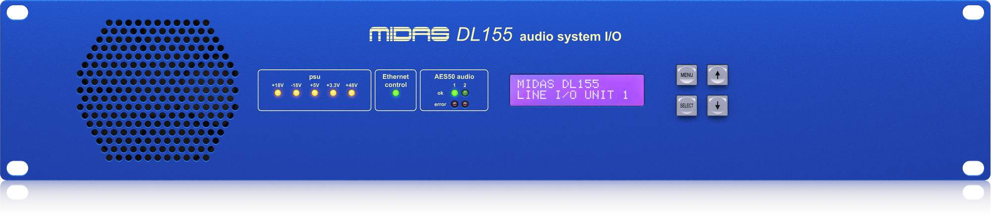 Midas PRO Series DL155 – 24×24 AES3 Stage Box Midas PRO Series DL155 – 24×24 AES3 Stage Box