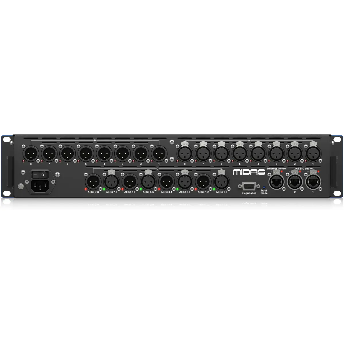 Midas PRO Series DL155 – 24×24 AES3 Stage Box