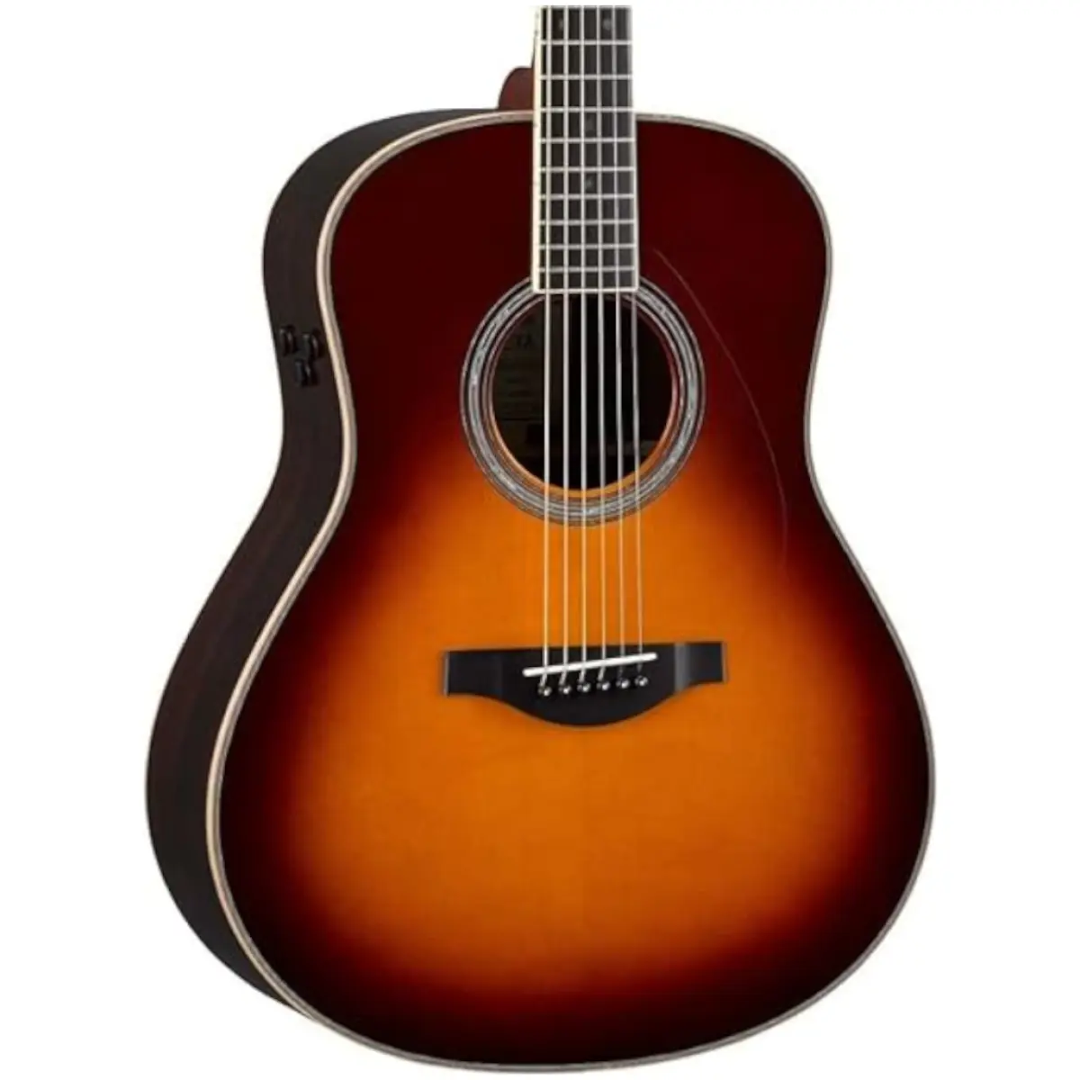 Yamaha LL-TA BS TransAcoustic Dreadnought Guitar - Image 2
