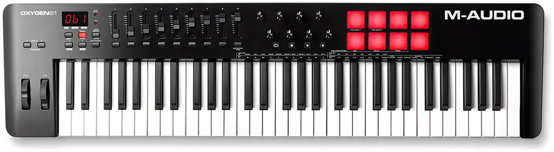 M-Audio Oxygen 61 USB MIDI Controller - A1 Sound