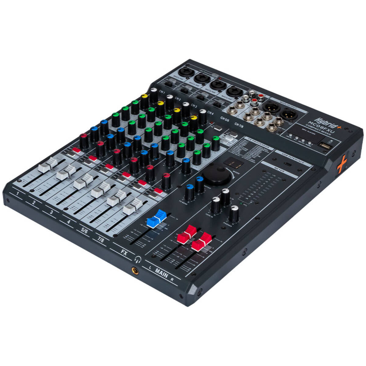 ミュージック MIX&MATCH Hybrid+ MC08FXU 8 Channel Analogue Band Mixer - A1 Sound