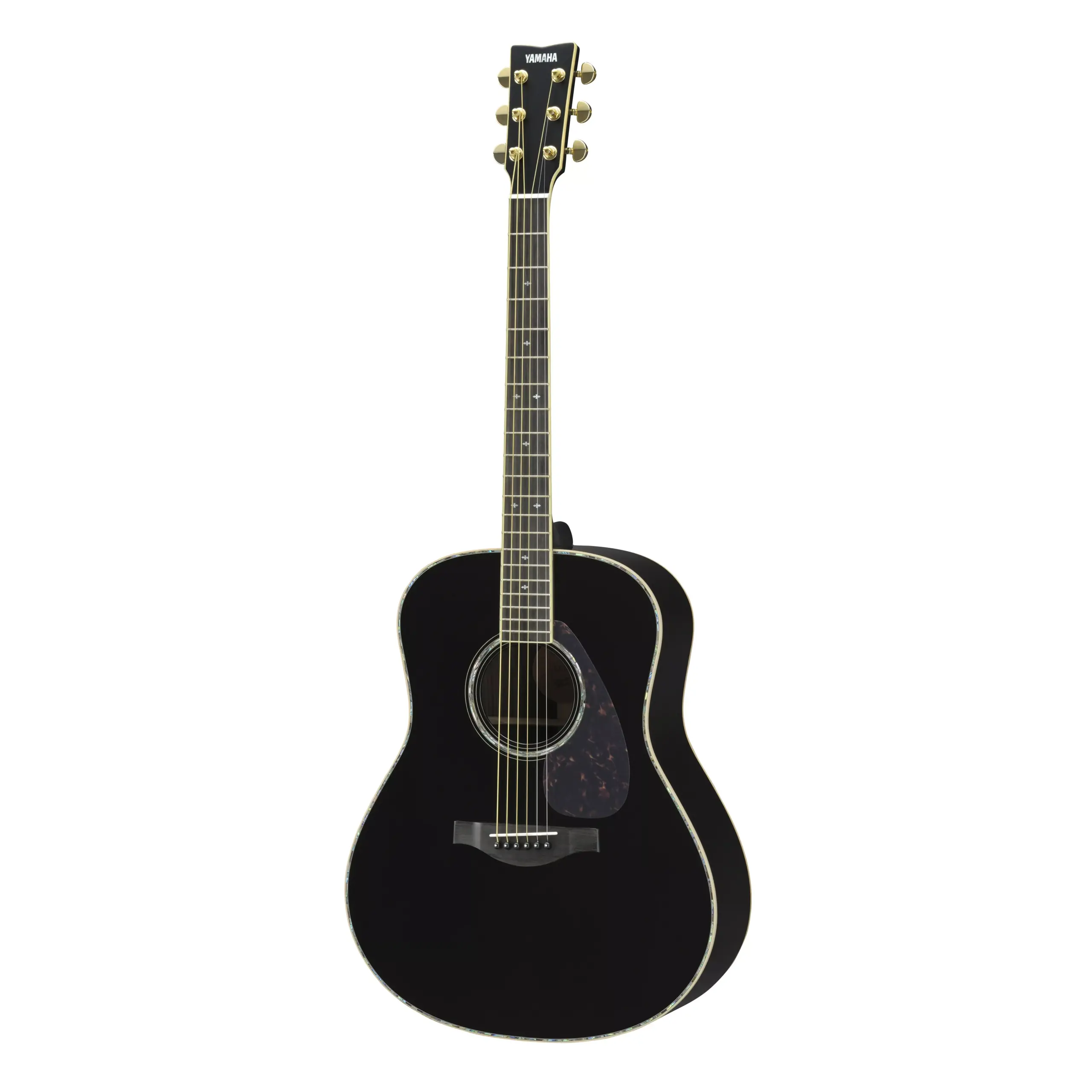 YAMAHA-LL16D-BL-ARE-Original-Jumbo-Acoustic-Guitar-Black Yamaha LL16D BL ARE Acoustic-Electric Guitar - Image 1