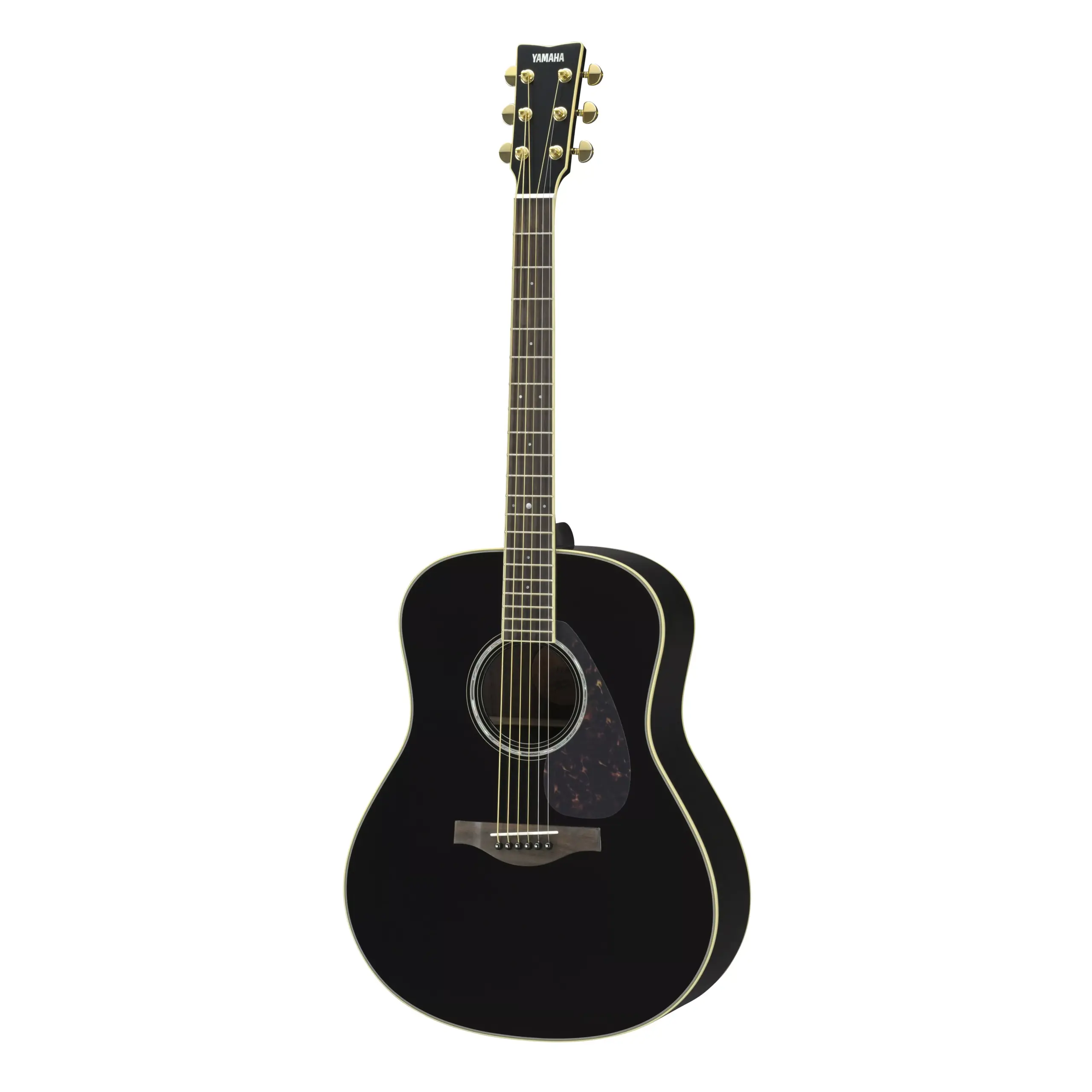 YAMAHA-LL6-BL-ARE-Original-Jumbo-Acoustic-Guitar Yamaha LL6 Black ARE Acoustic Guitar - Image 1