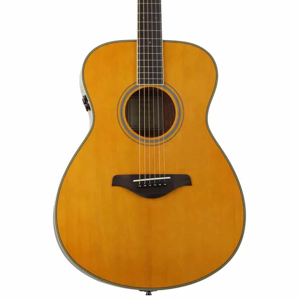 Yamaha FG-TA VT TransAcoustic Dreadnought Guitar - Image 3