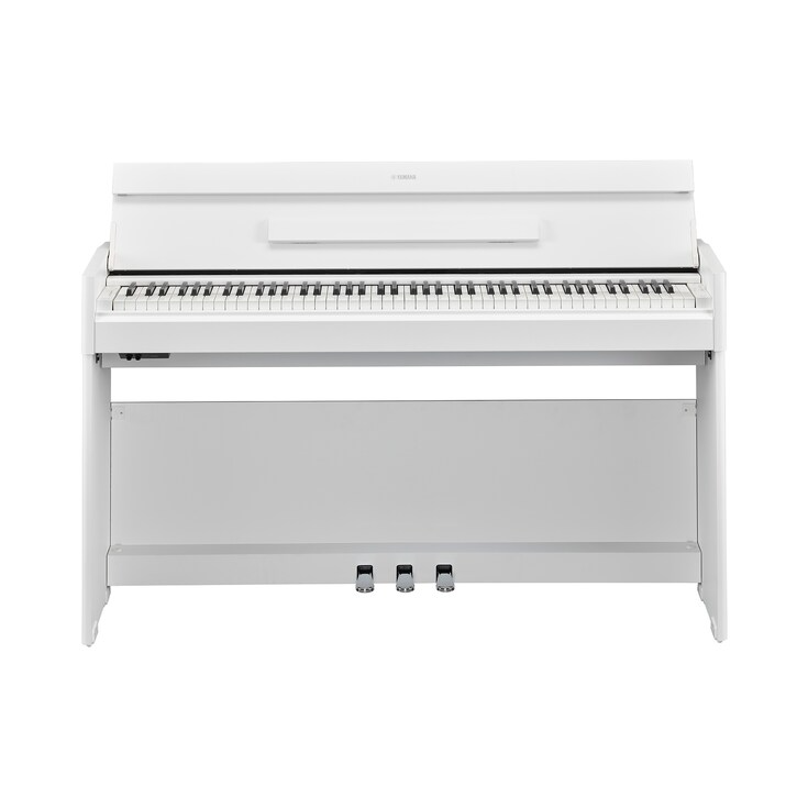 YDP-S55WH_f_0001_tcm113-1673817 Yamaha Arius YDP-S55WH Console Piano - Image 1