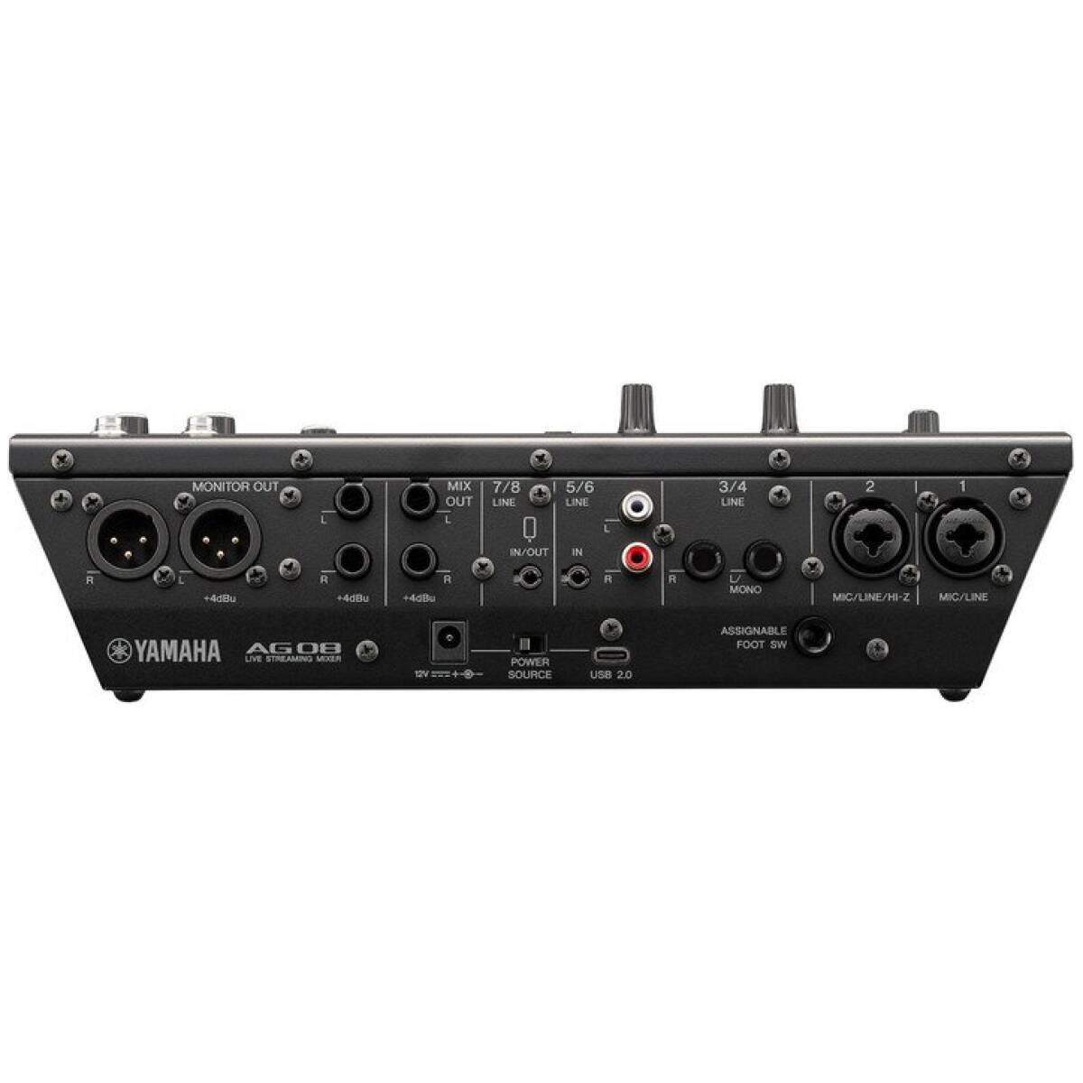 Yamaha AG08 Black Live Streaming Mixer - Image 4