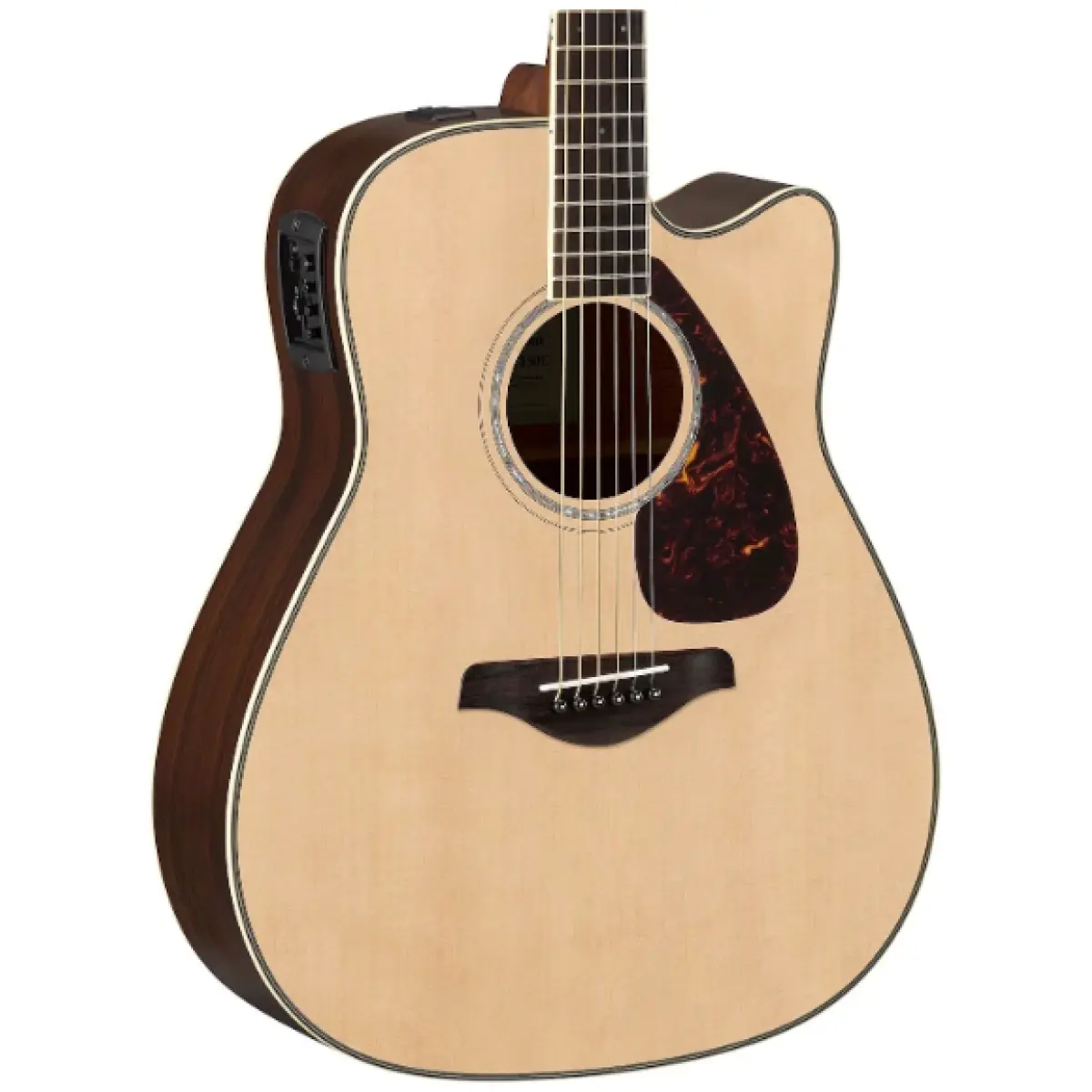 Yamaha FGX830C NT Dreadnought Guitar - Image 2
