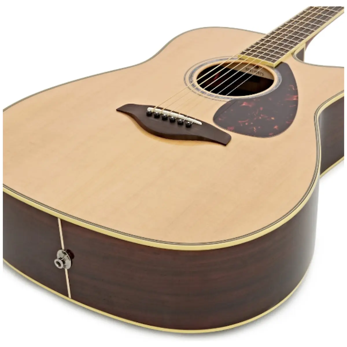 Yamaha FGX830C NT Dreadnought Guitar - Image 3