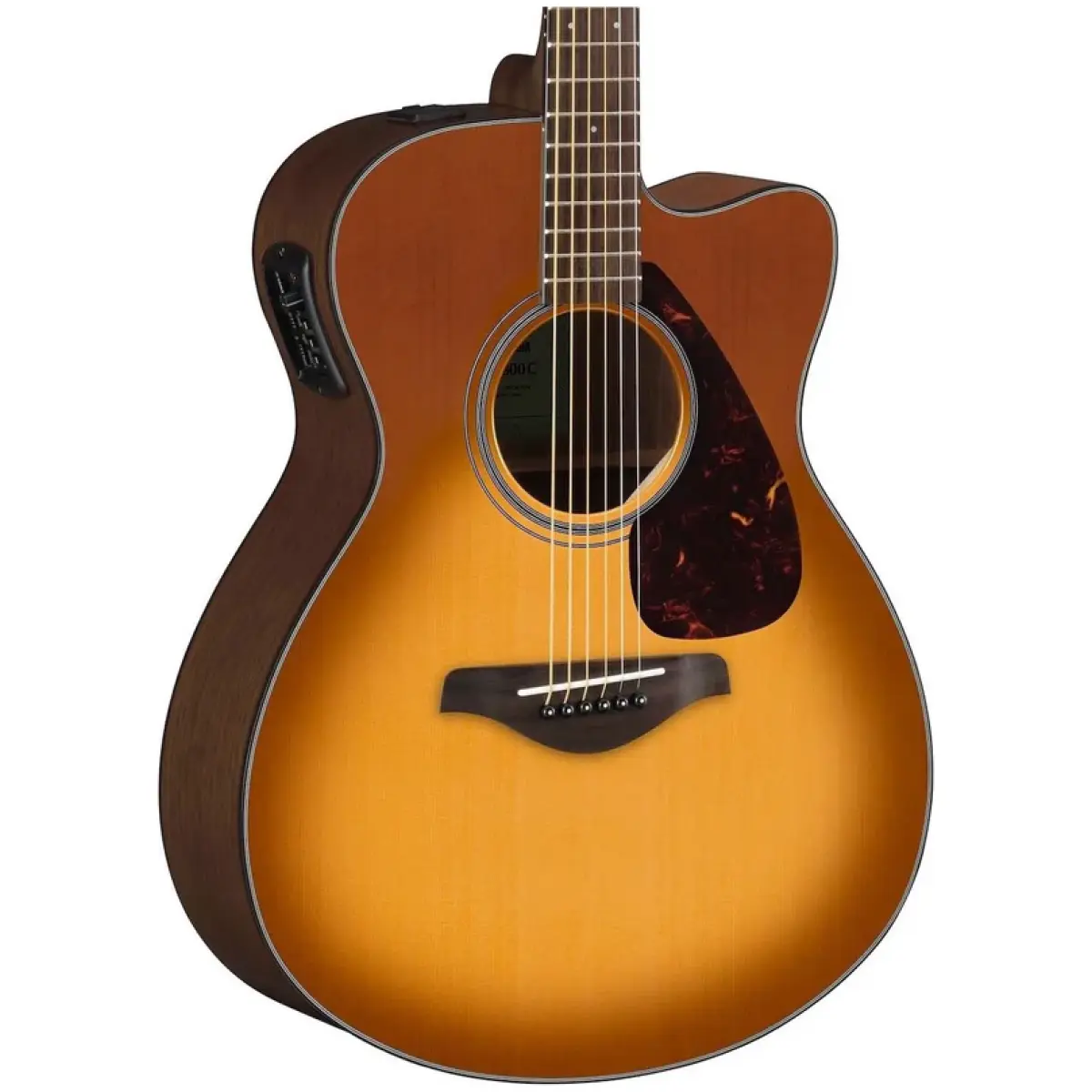 Yamaha FSX800C Sand Burst Acoustic Electric Guitar - Image 2
