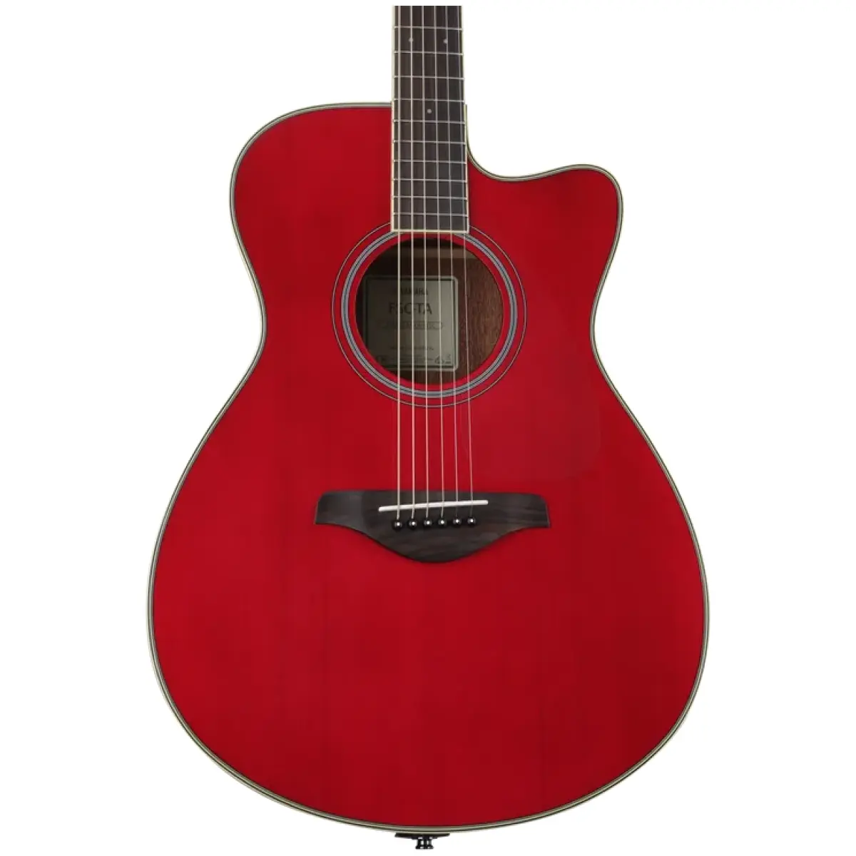 Yamaha FSC-TA RR TransAcoustic Concert Guitar - Image 4