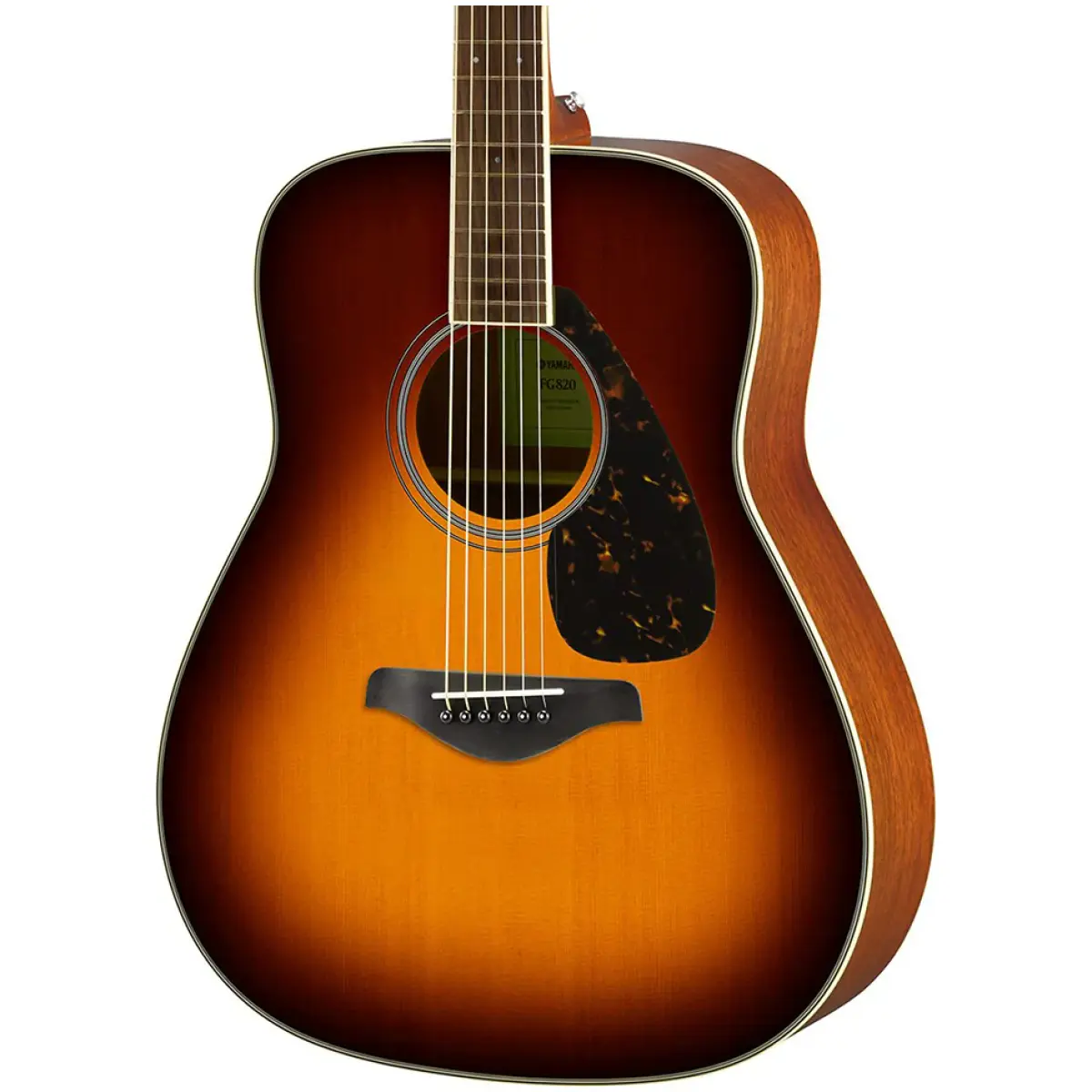 Yamaha FG820 BS Dreadnought Acoustic Guitar - Image 2