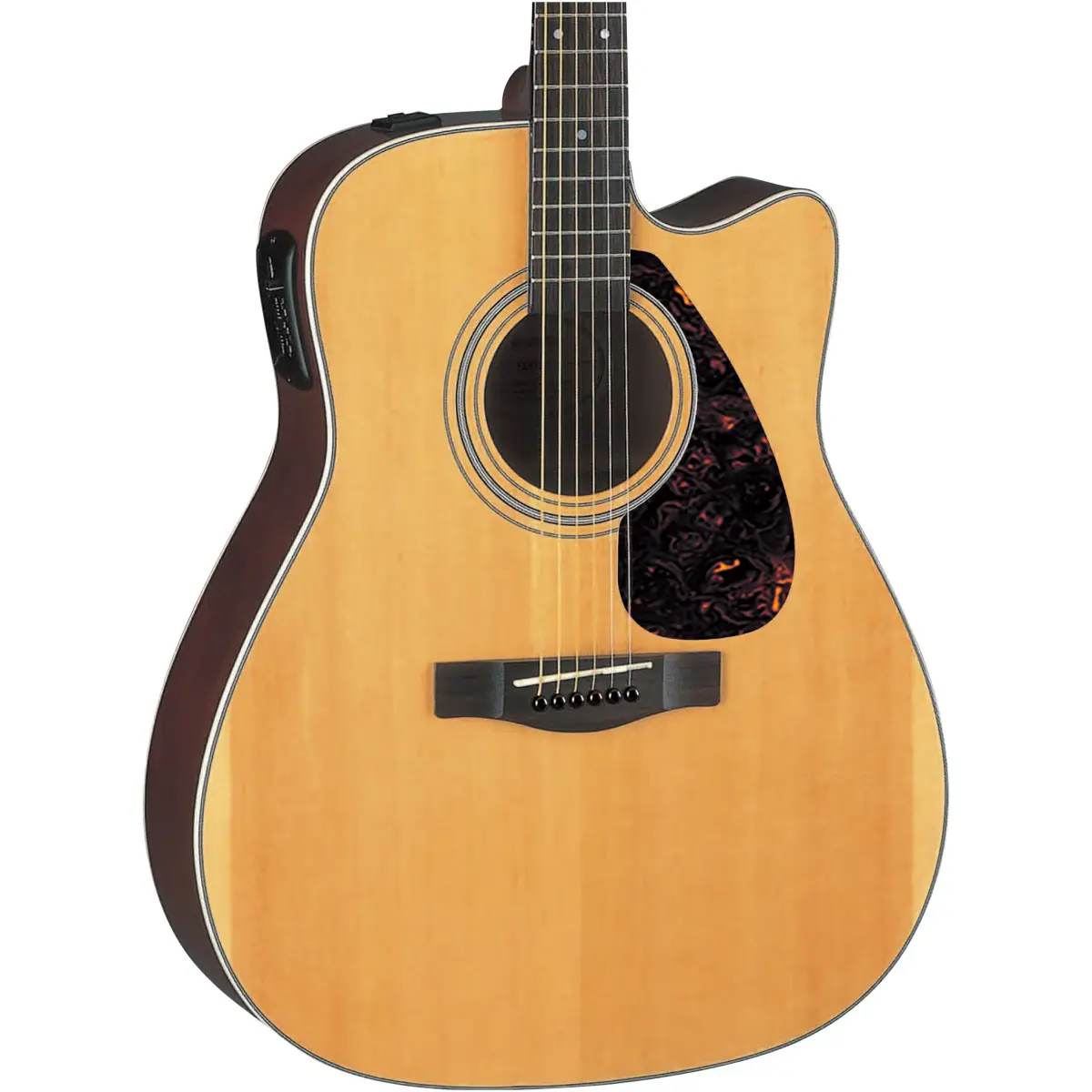Yamaha FX370C Dreadnaught Acoustic Guitar - Image 2