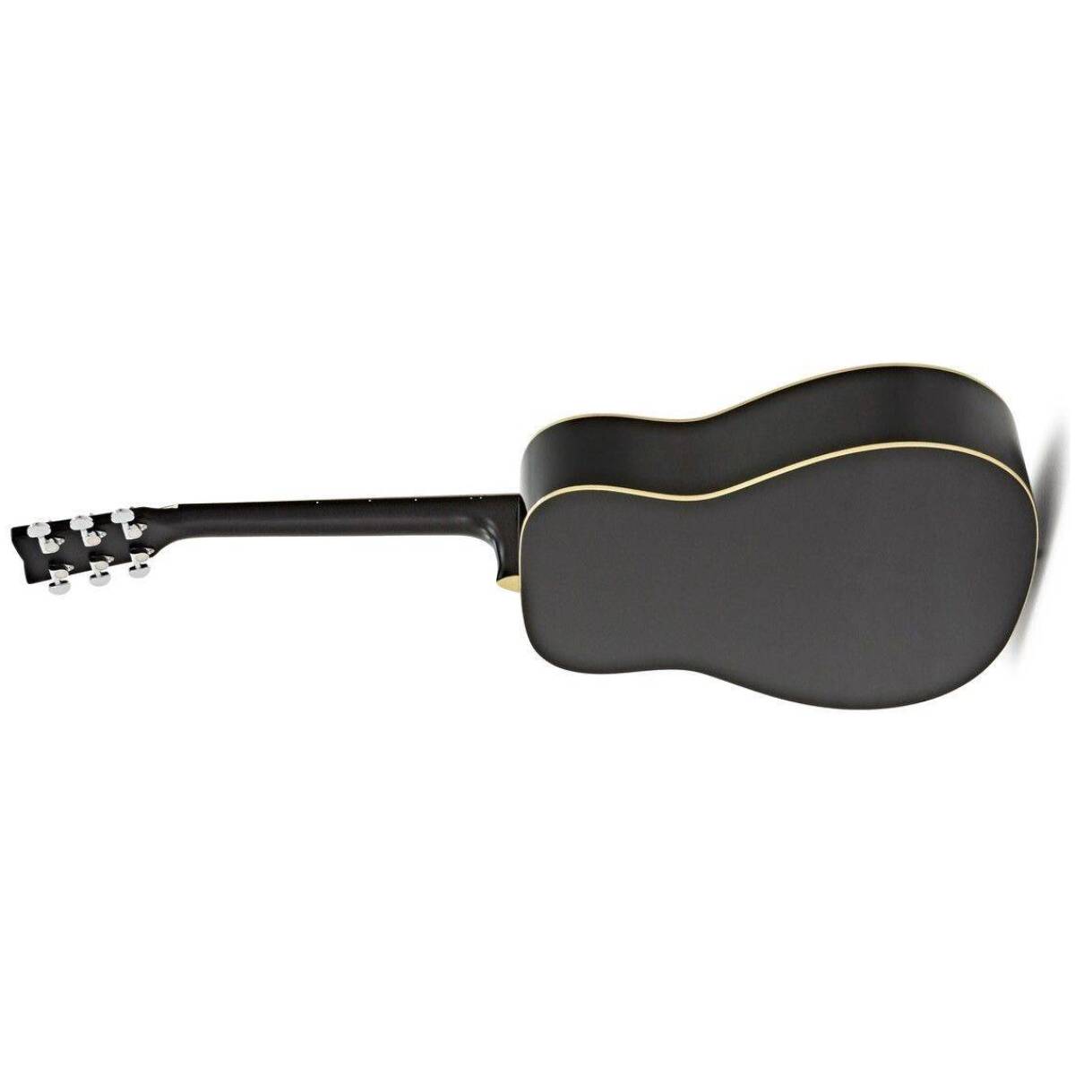 Yamaha F370 BLK Acoustic Folk Guitar - Image 3