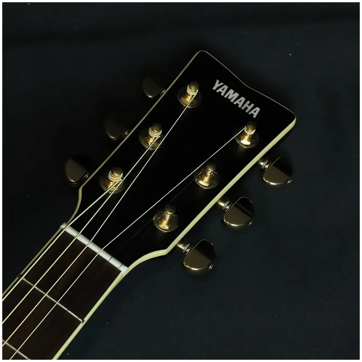 Yamaha LL6 Black ARE Acoustic Guitar - Image 4