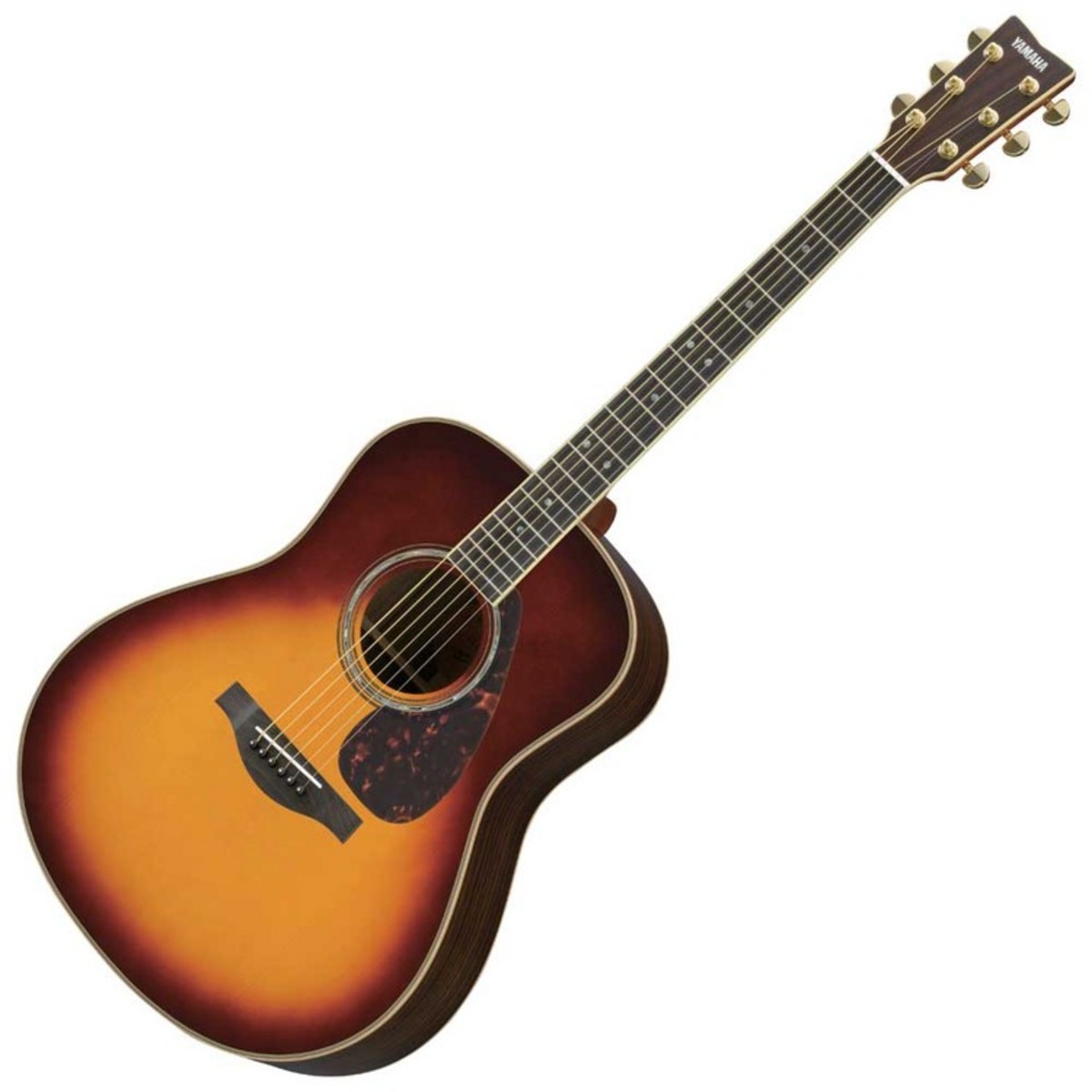 preview (5) Yamaha LL16 Brown Sunburst ARE Acoustic Guitar - Image 1