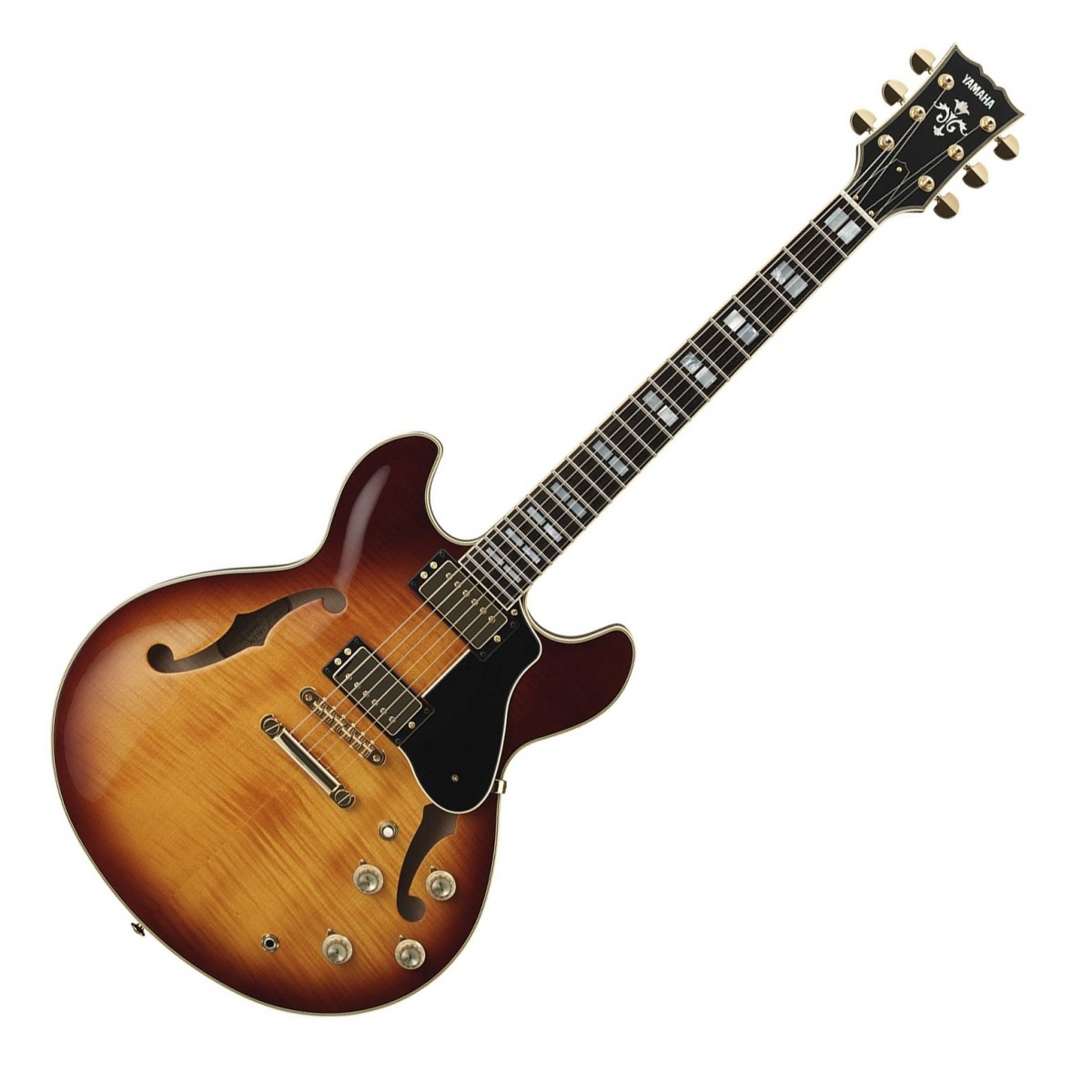 preview (64) Yamaha SA2200 Violin Sunburst Electric Guitar (With Case) - Image 1
