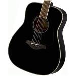 Yamaha FG820 BLK Dreadnought Acoustic Guitar - Image 3