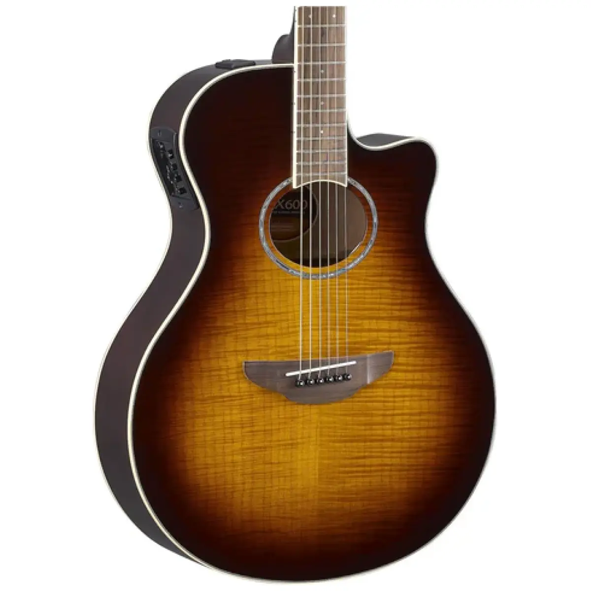 Yamaha APX600FM TBS Thinline Guitar - Image 2