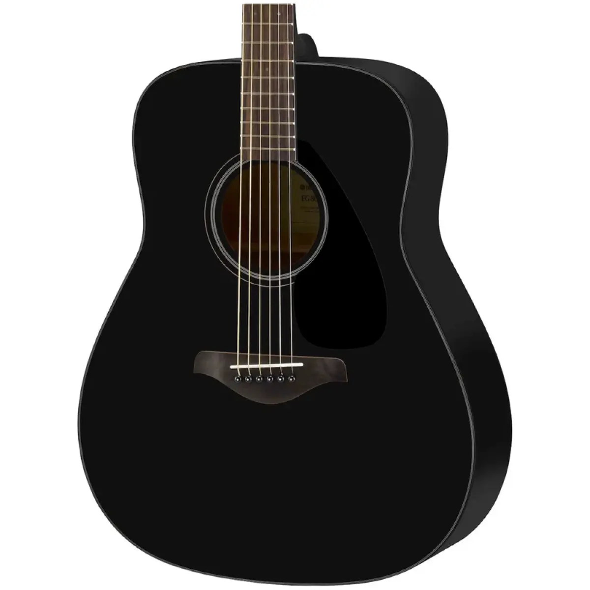Yamaha FG800 BLK Dreadnought Guitar - Image 2