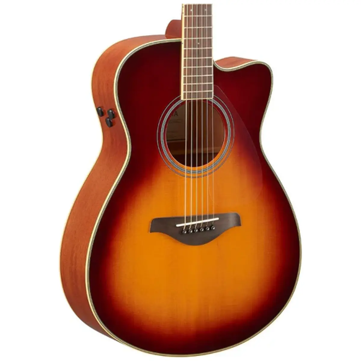 Yamaha FSC-TA BS TransAcoustic Concert Guitar - Image 3