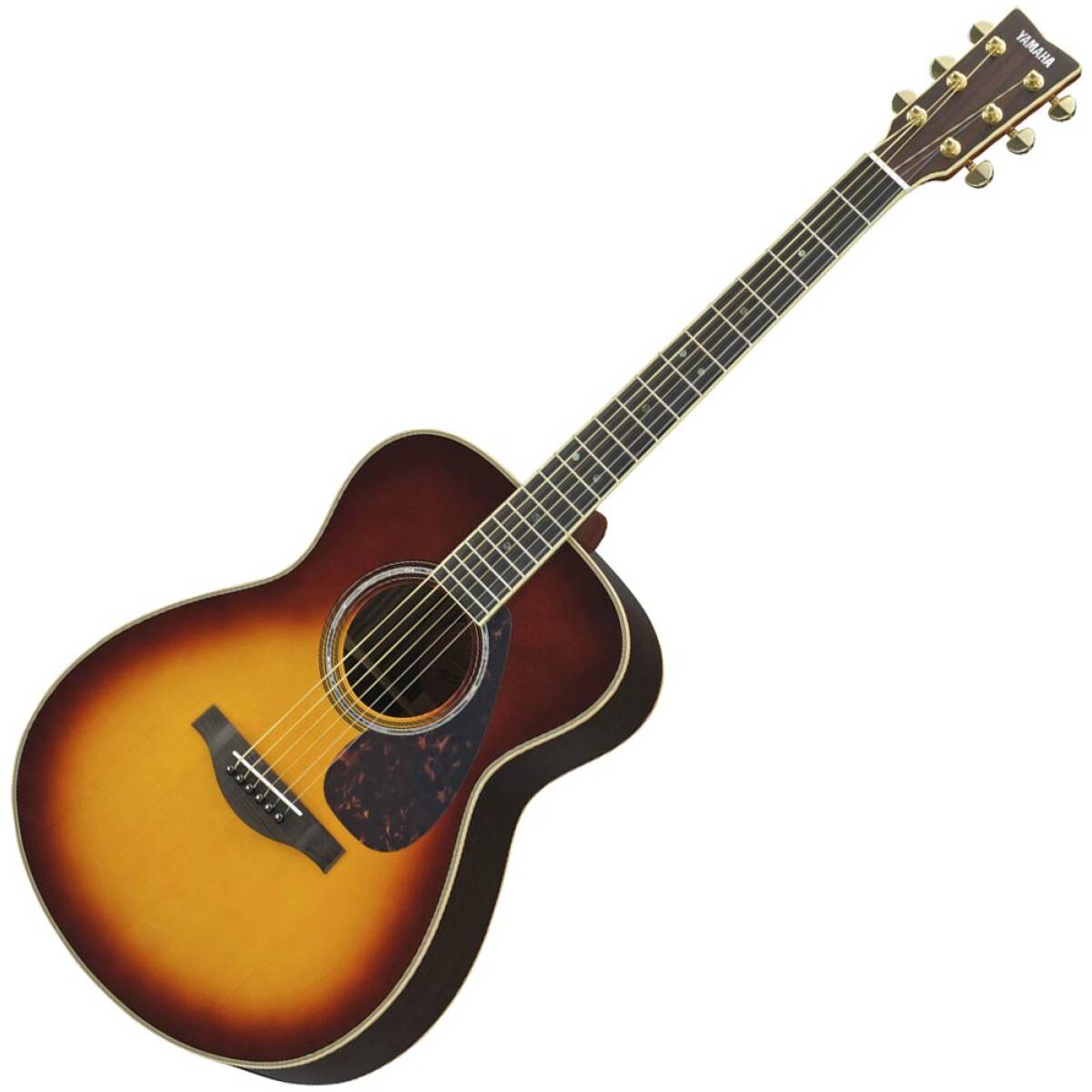 Yamaha LS6 ARE Brown Sunburst Acoustic Guitar - Image 2