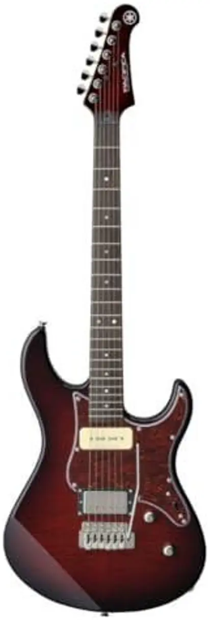 yamaha-pac611vfm-pacifica-electric-guitar-dark-red-burst__93651 Yamaha Pac611VFM DRB Electric Guitar - Image 1