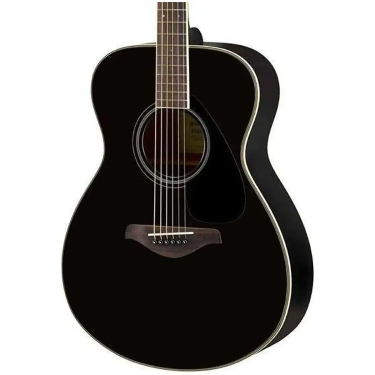 Yamaha FS820 BLK Concert Acoustic Guitar - Image 3