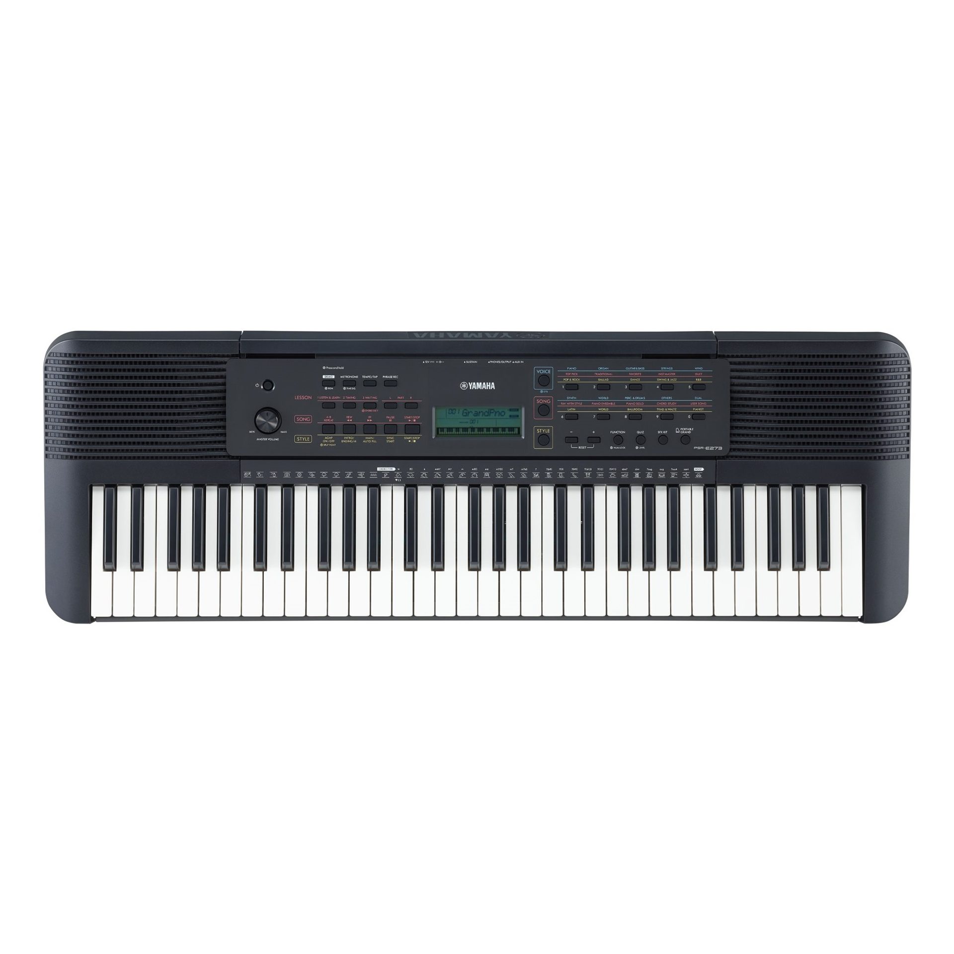0022978-1.jpeg Yamaha Psre383 61-Key Mid-Range Portable Keyboard - Image 1