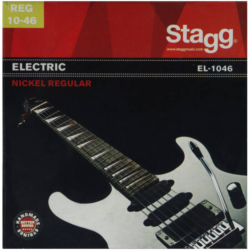 Stagg EL-1046 – Nickel Plated Electric Guitar 6str - Xtra Light