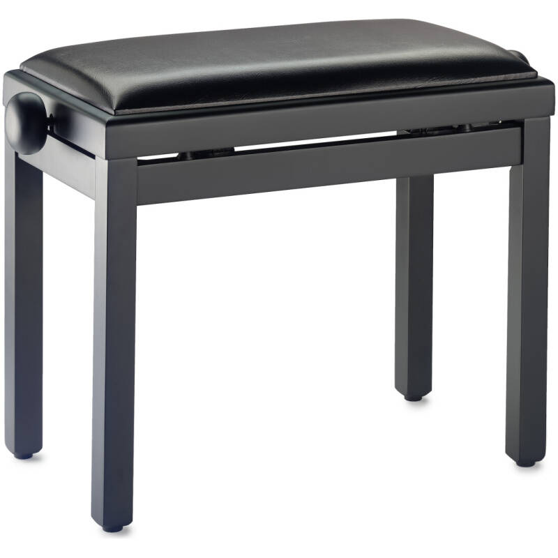 Stagg PB39 BKM SBK – Piano Bench Black Vinyl Top