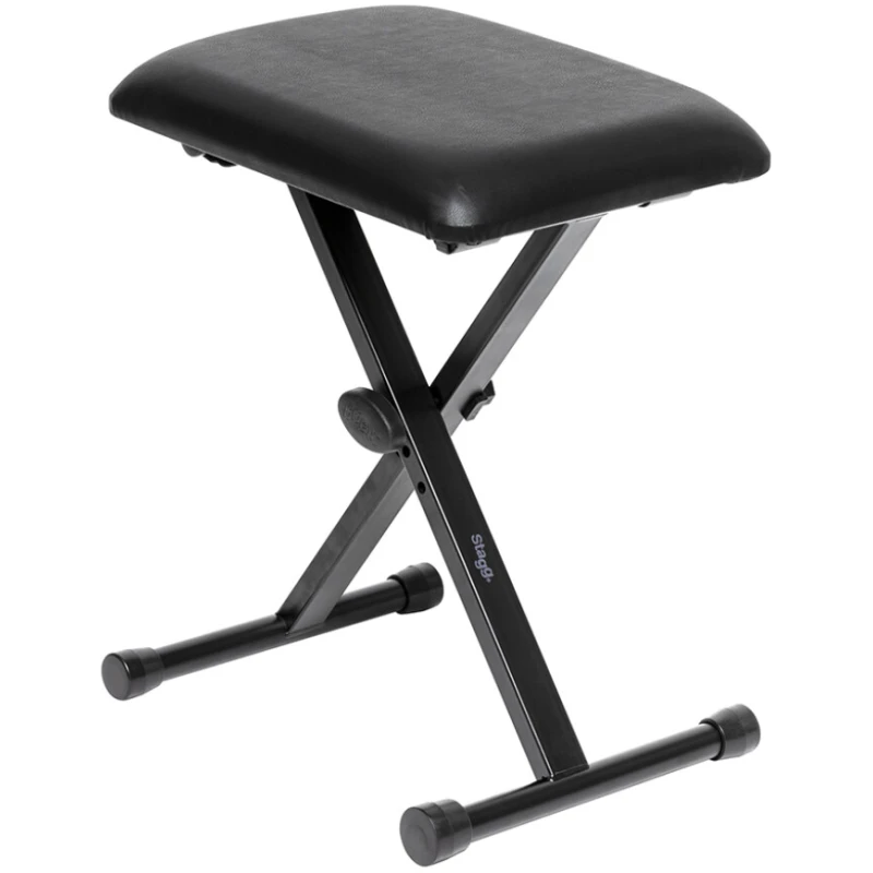 Stagg KEB A10 – Keyboard Bench X-Style Folding Legs Black