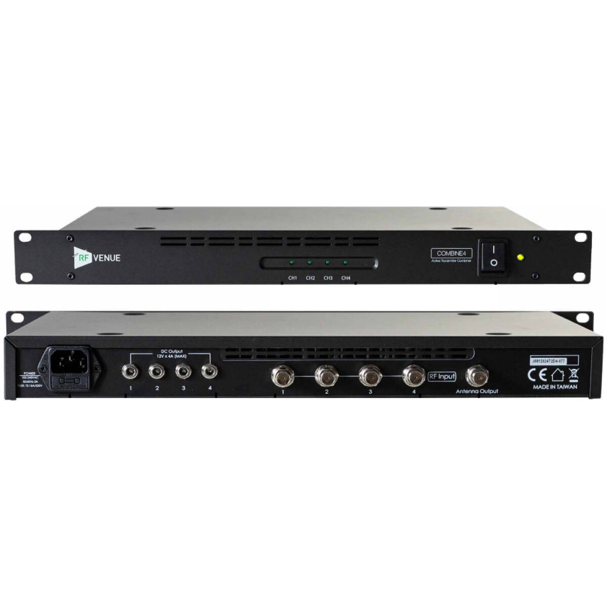 Audio Technica COMBINE4 IEM Transmitter Four Channel In-Ear Monitor Combiner - Image 3