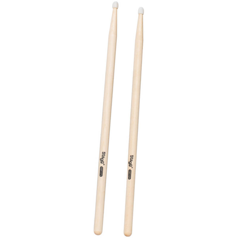 STAG-SM7AN Maple Drumsticks 7AN Nylon Tip – Pair