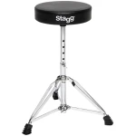 Stagg DT-32CR – Drum Throne / Stool Double-Braced Chrome Finish