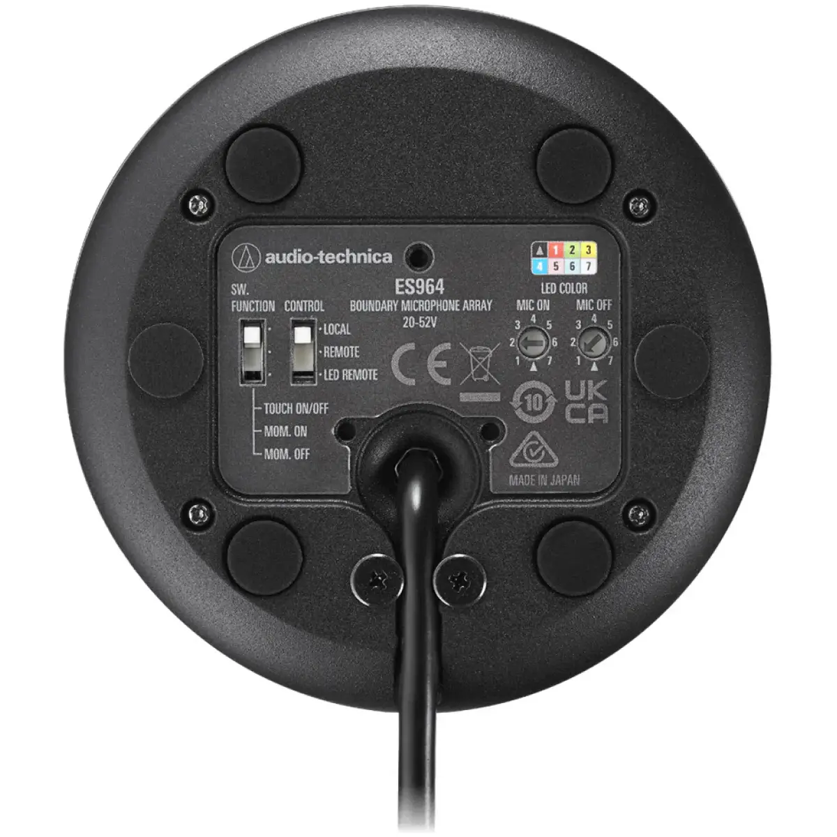 Audio Technica ES964 Boundary Microphone With Hypercardioid / Cardioid Array - Image 3