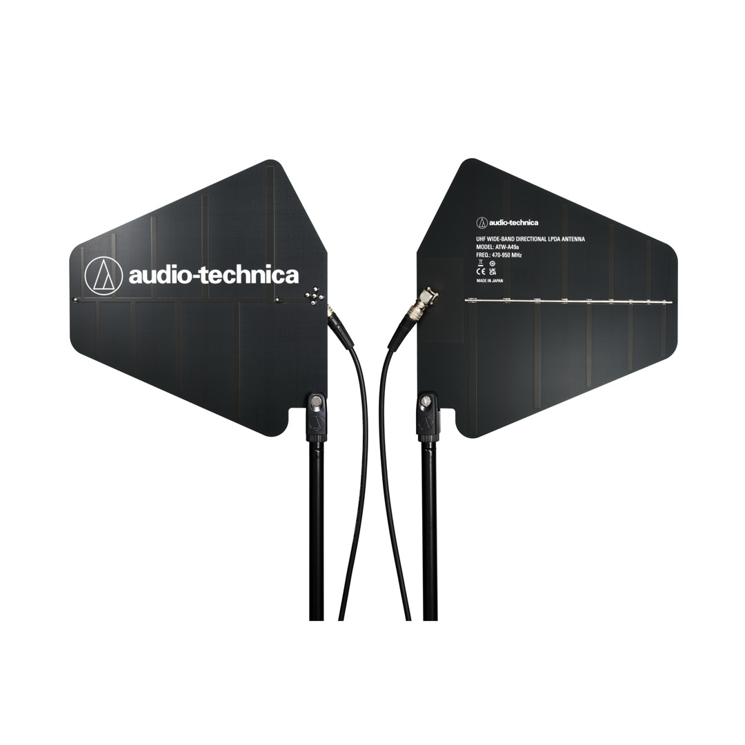 Audio-Technica-ATW-A49a-Wide-band-Directional-Antenna-Front- Audio-Technica ATW-A49a Wide-Band Directional Antenna (Pair) - Image 1