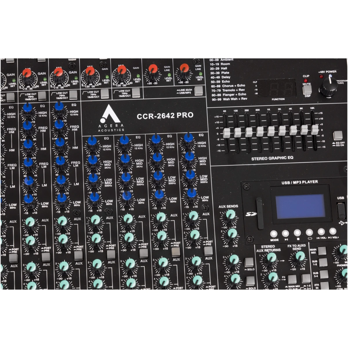 Agera Acoustics CCR-2642 PRO 26-Channel Mixer - Image 2