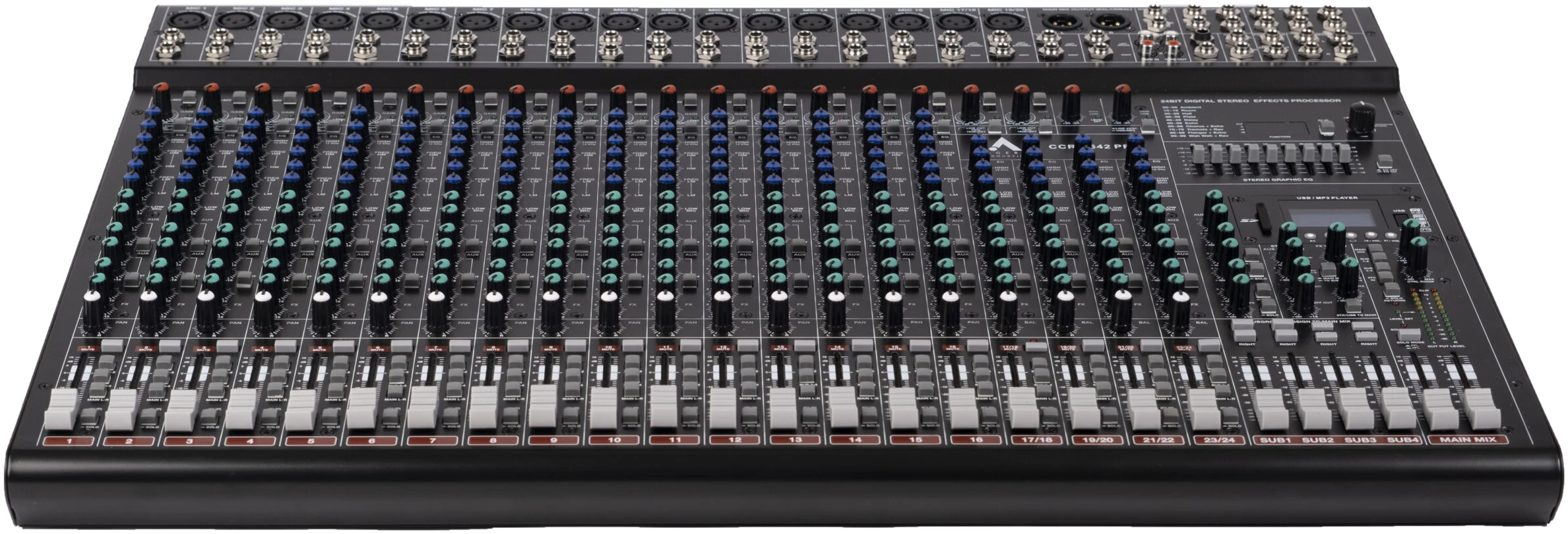 CCR-2642-PRO-2-scaled Agera Acoustics CCR-2642 PRO 26-Channel Mixer - Image 1
