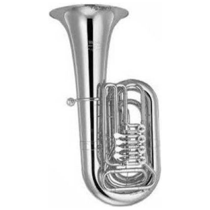 Yamaha YBB-641S – Yamaha Tuba Silver-Plated