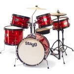 Stagg TIMJR516 Black Junior Acoustic Drum Kit
